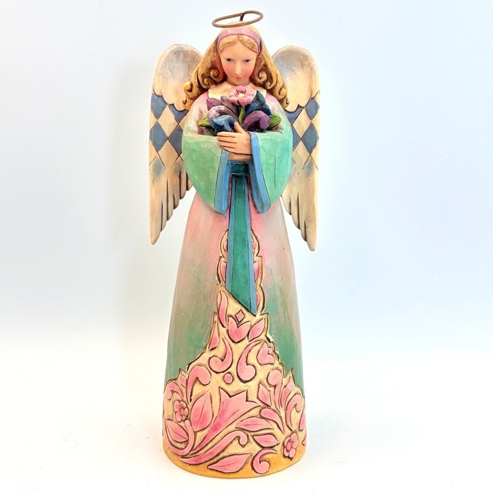 Jim Shore Heartwood Creek Gifts From The Garden Angel Figurine 4008942 Folk Art